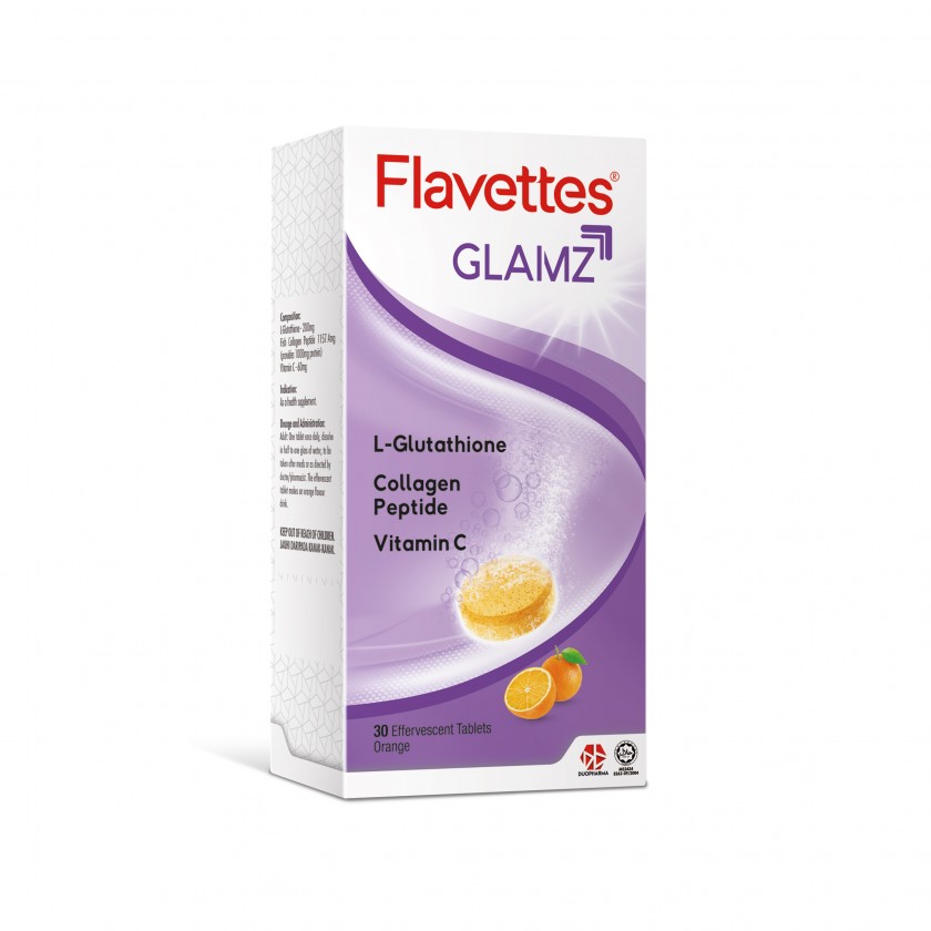 FLAVETTES EFFERVESCENT GLAMZ 30'S