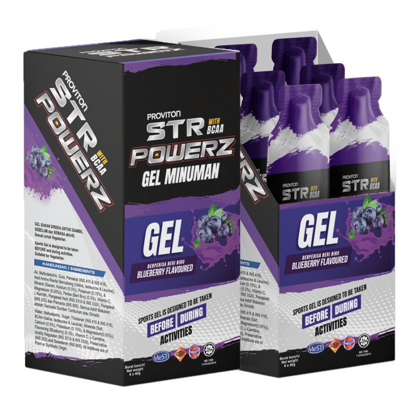 PROVITON -  STR POWERZ GEL  BB 6X40G