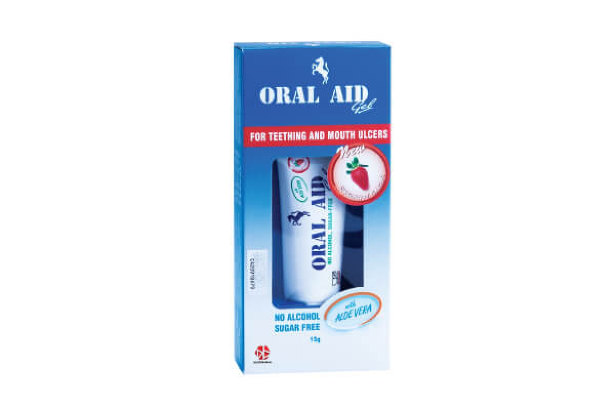 Oral Aid Gel Strawberry 15gm 