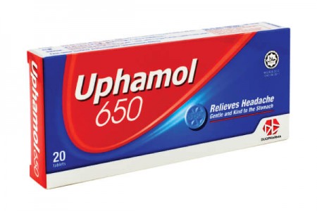 Uphamol 650MG Tablet (2X10's)