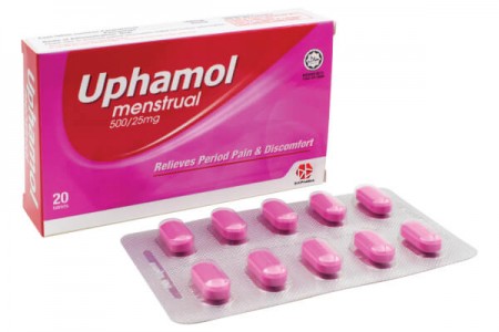 Uphamol Menstrual 500/25mg Tablet (2x10's)